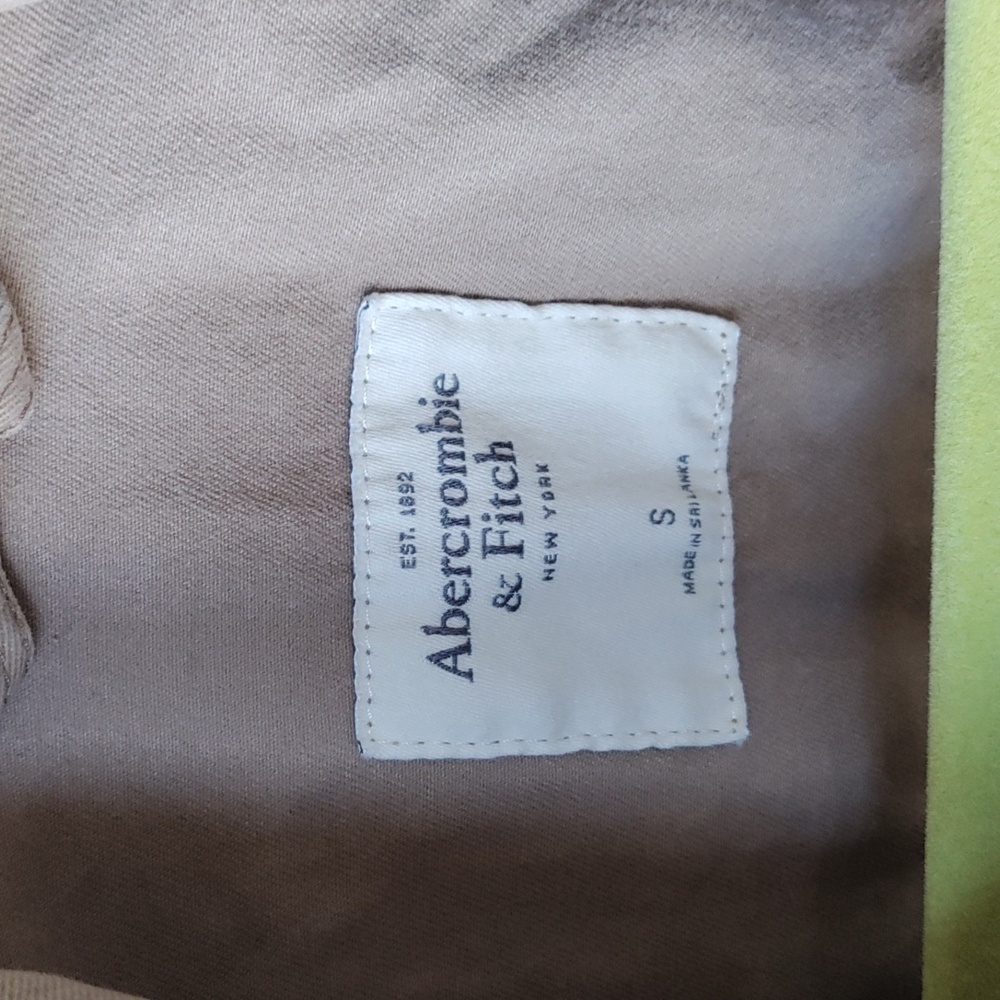 Abercrombie and Fitch Sz S cropped twill jacket - Picture 2 of 7